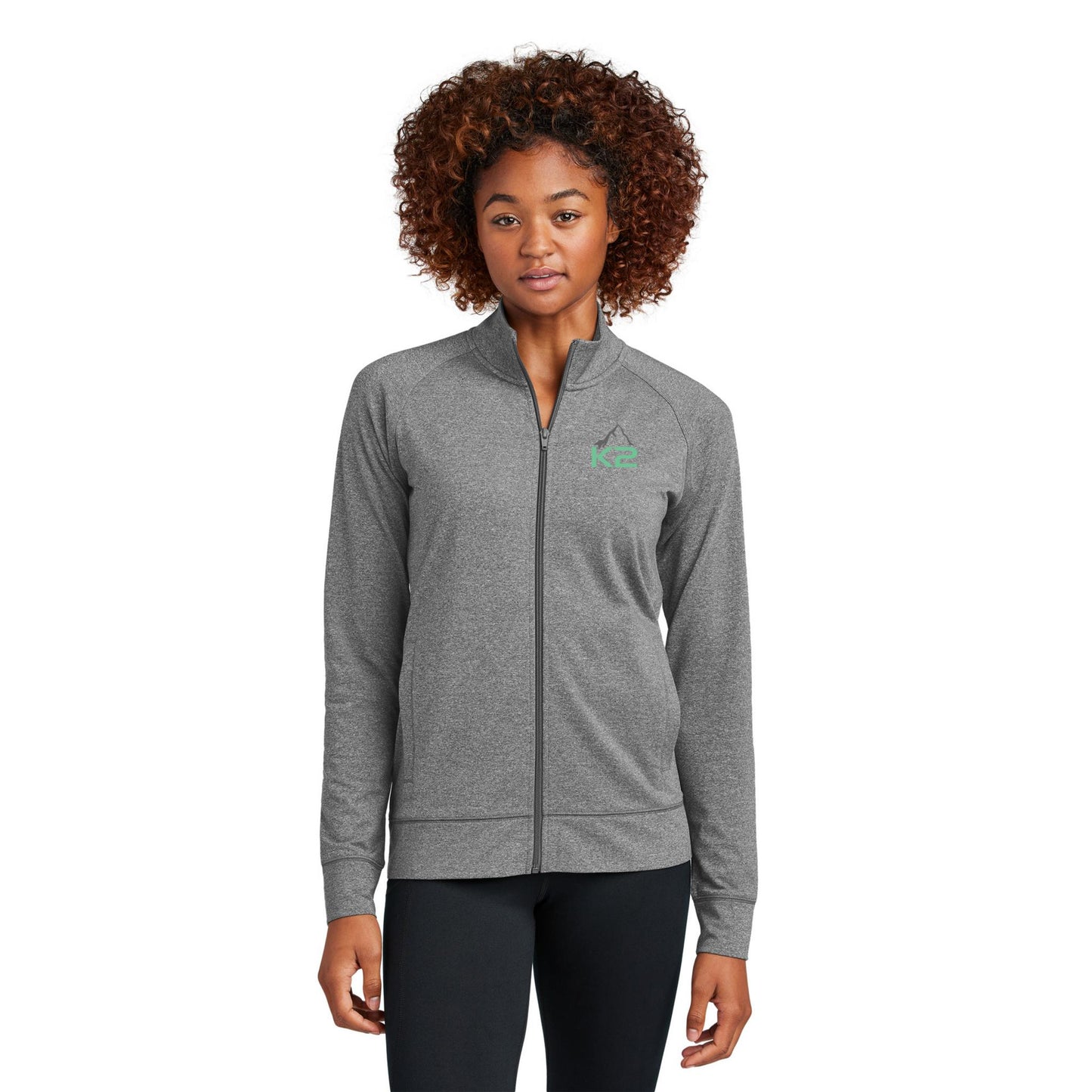 Sport-Tek® Women's Sport-Wick® Stretch Full-Zip Cadet Jacket