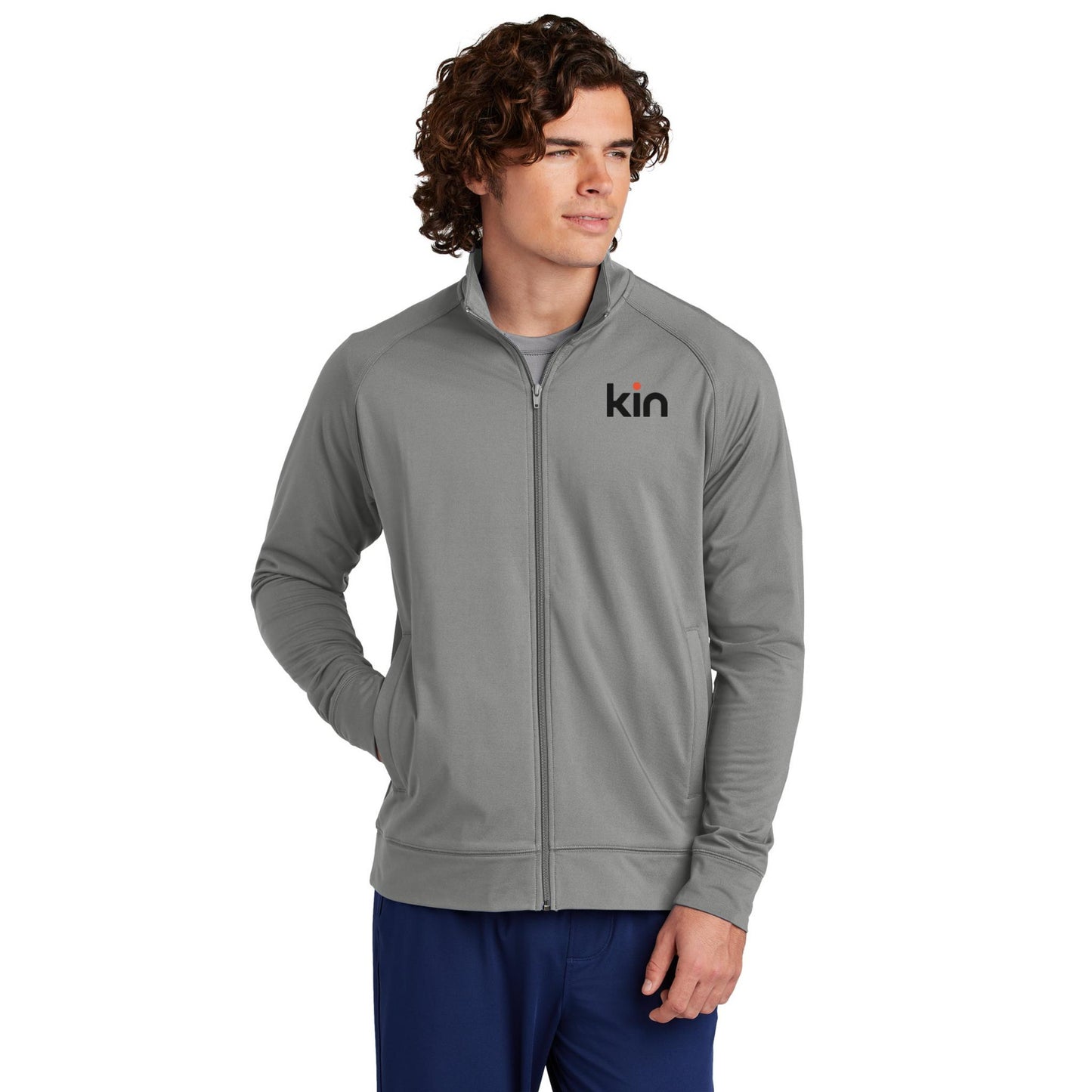 Sport-Tek® Sport-Wick® Stretch Full-Zip Cadet Jacket