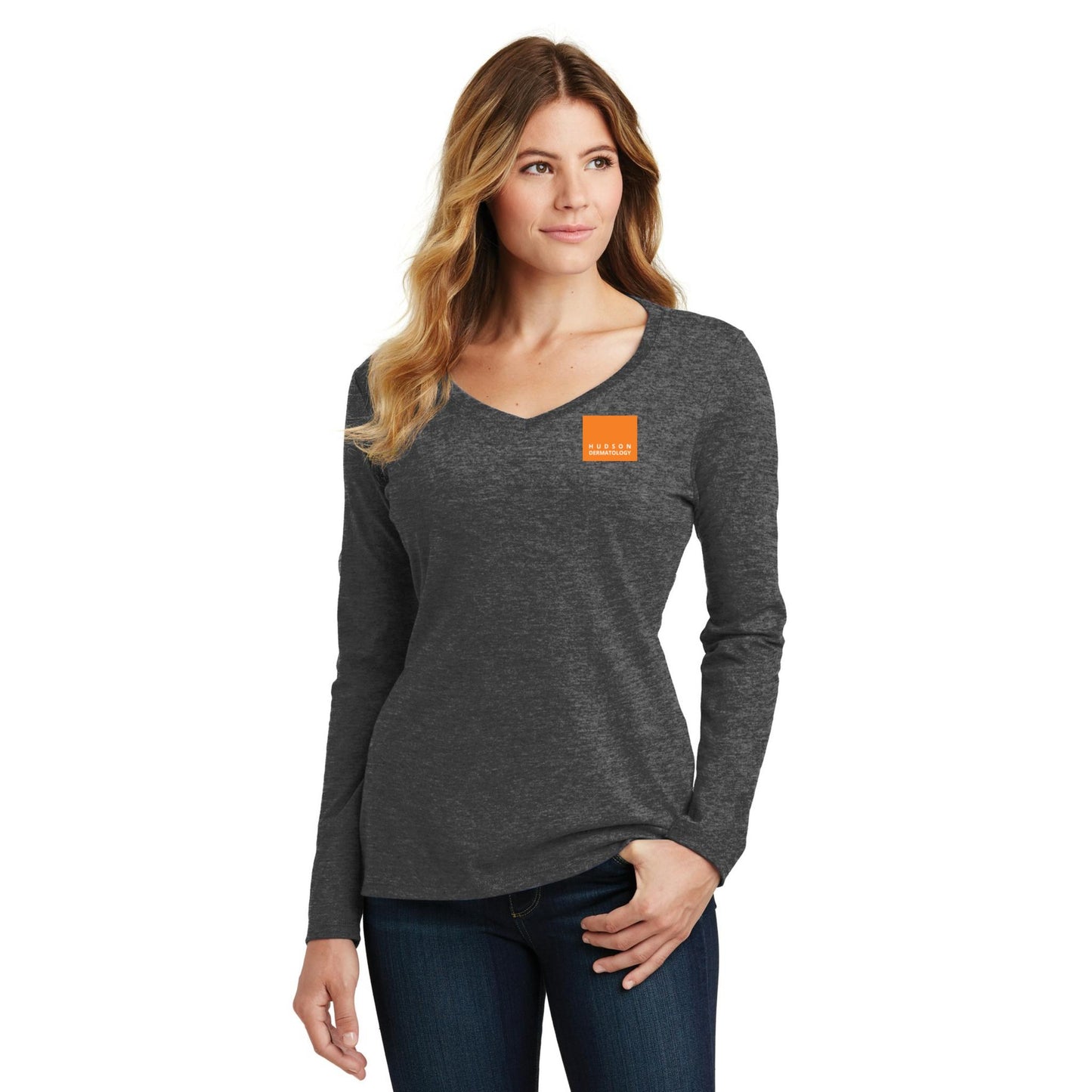 Women's Long Sleeve V-Neck Tee