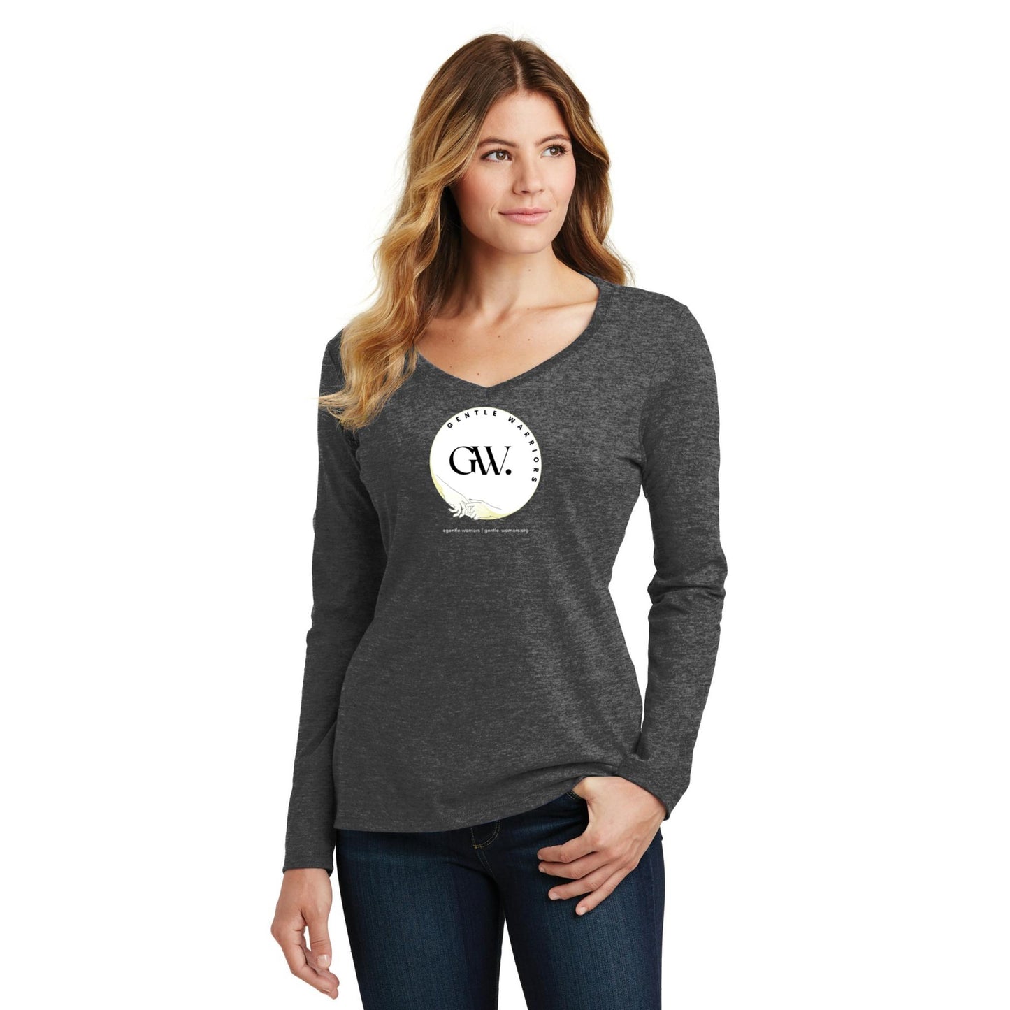 Women's Long Sleeve V-Neck Tee