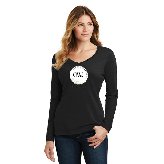 Women's Long Sleeve V-Neck Tee