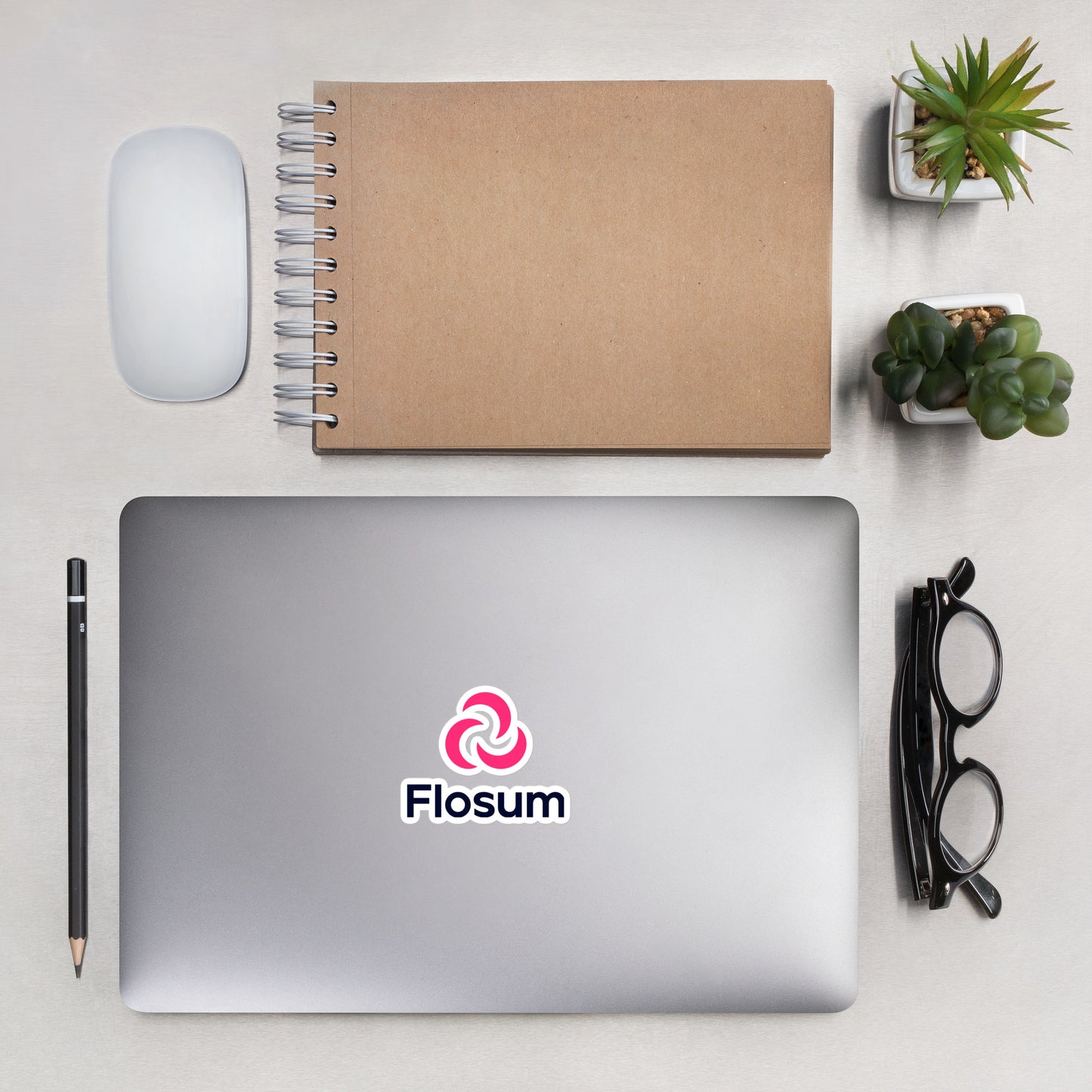 Bubble-free Flosum Stickers