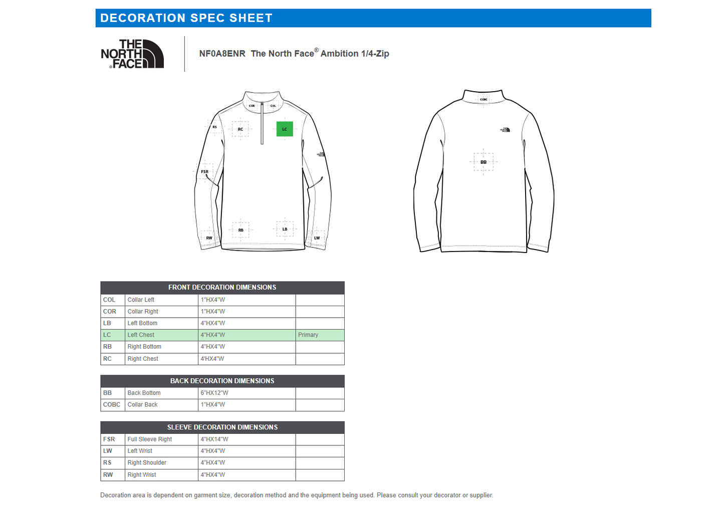 The North Face® Men's Ambition 1/4-Zip