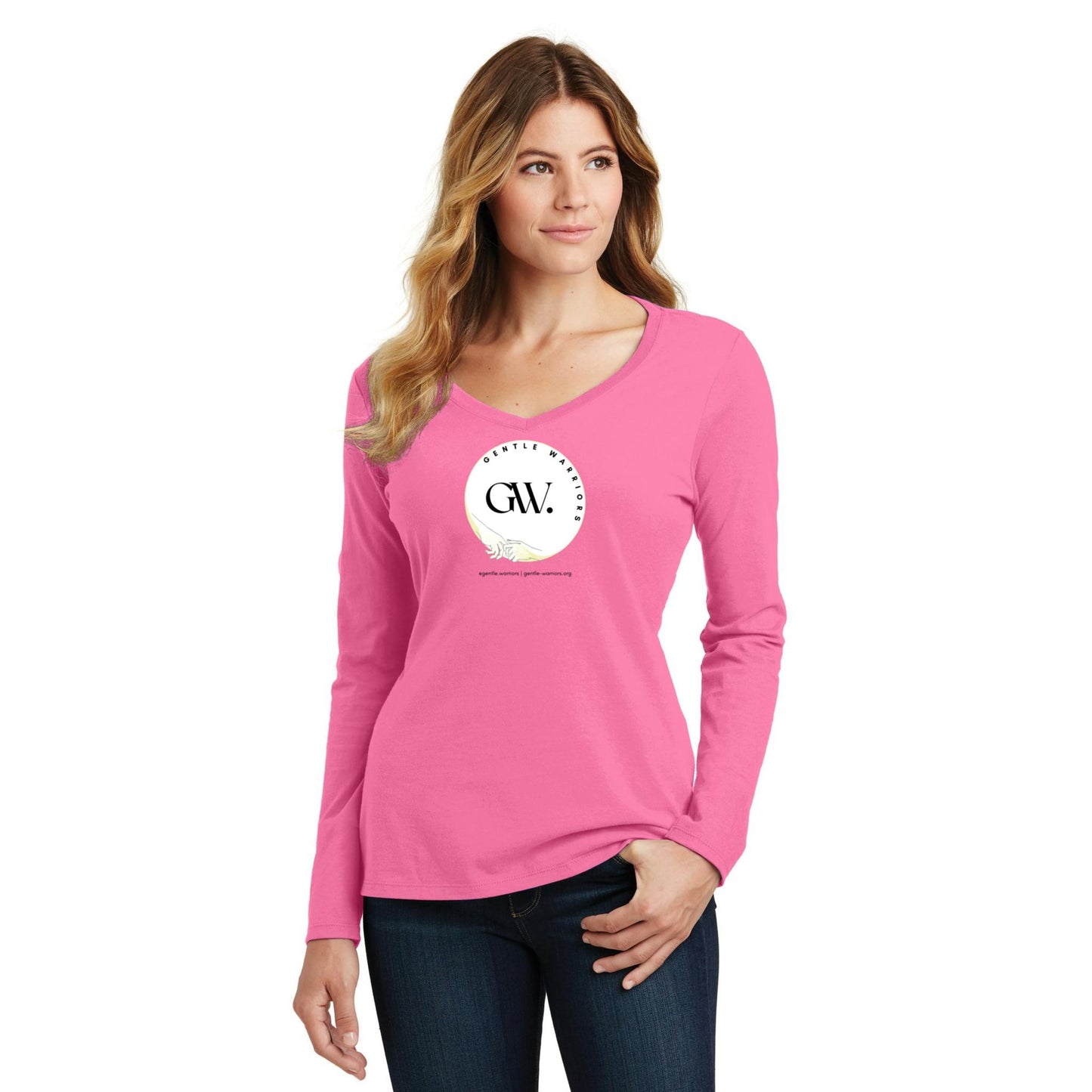 Women's Long Sleeve V-Neck Tee