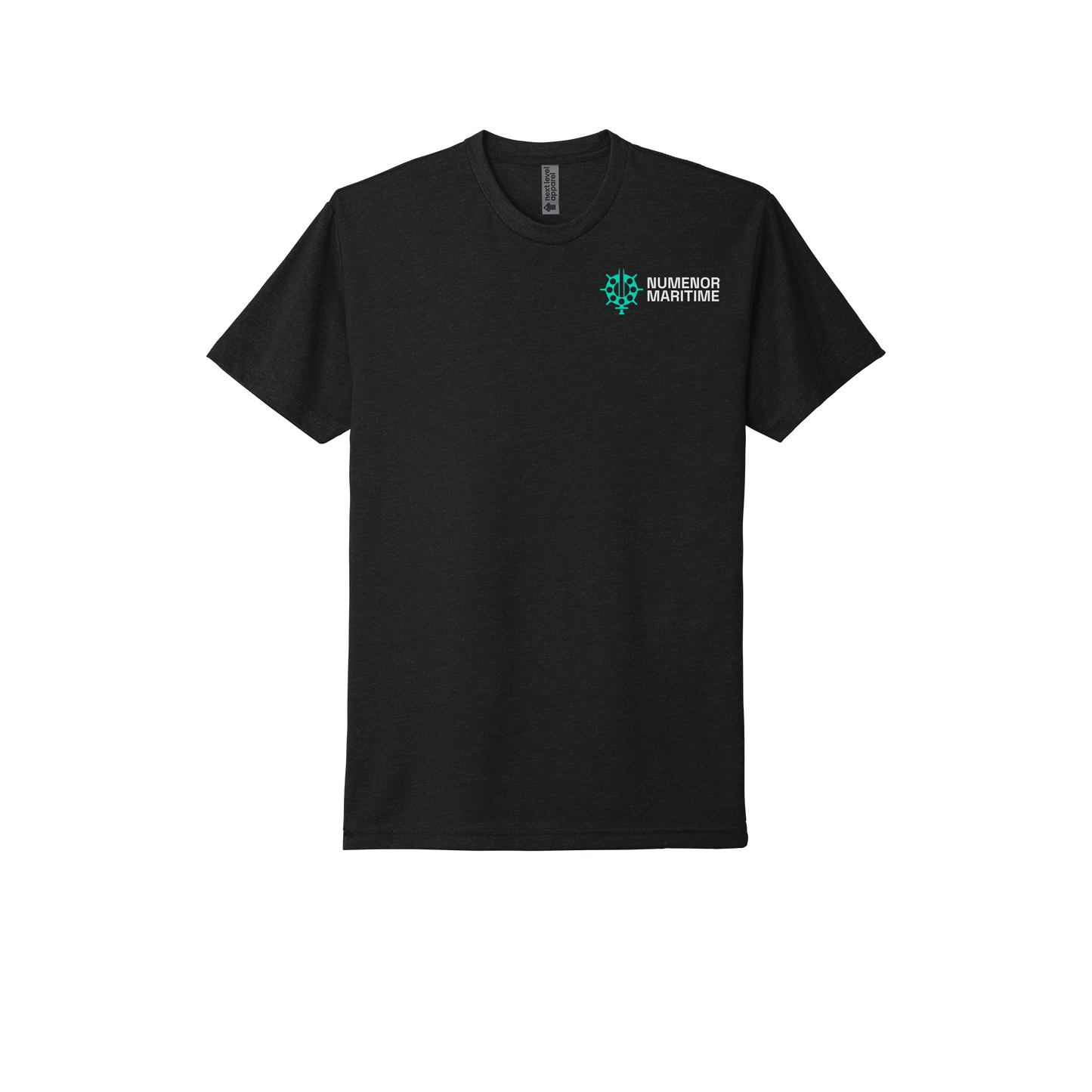 numenormaritime-next-level-lightweight-tee-dtf-front-nl6210-black-flat-front