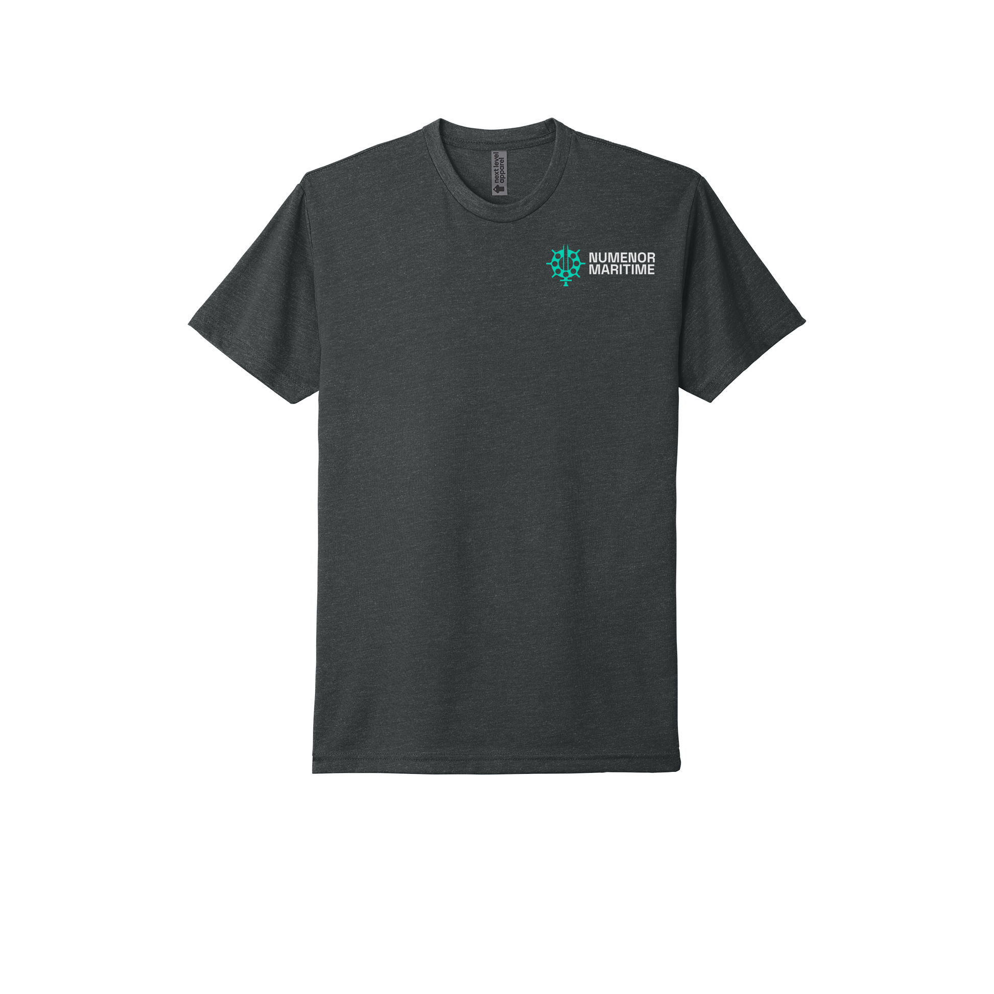 numenormaritime-next-level-lightweight-tee-dtf-front-nl6210-charcoal-flat-front