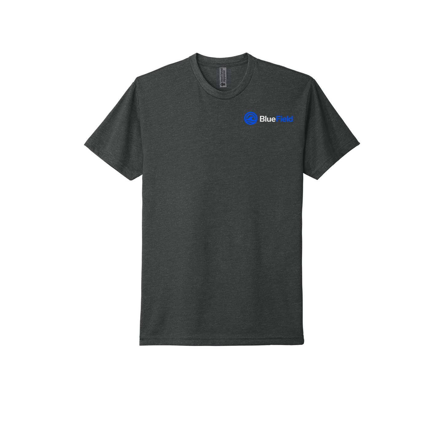 bluefieldnetwork-next-level-lightweight-tee-dtf-front-nl6210-charcoal-flat-front