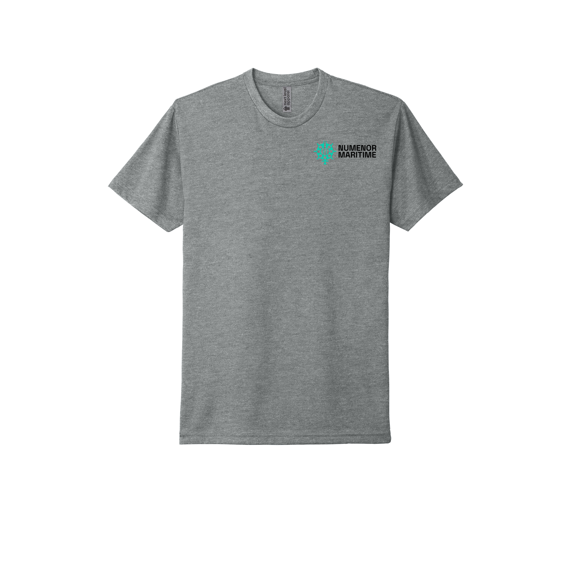 numenormaritime-next-level-lightweight-tee-dtf-front-nl6210-darkheathergrey-flat-front