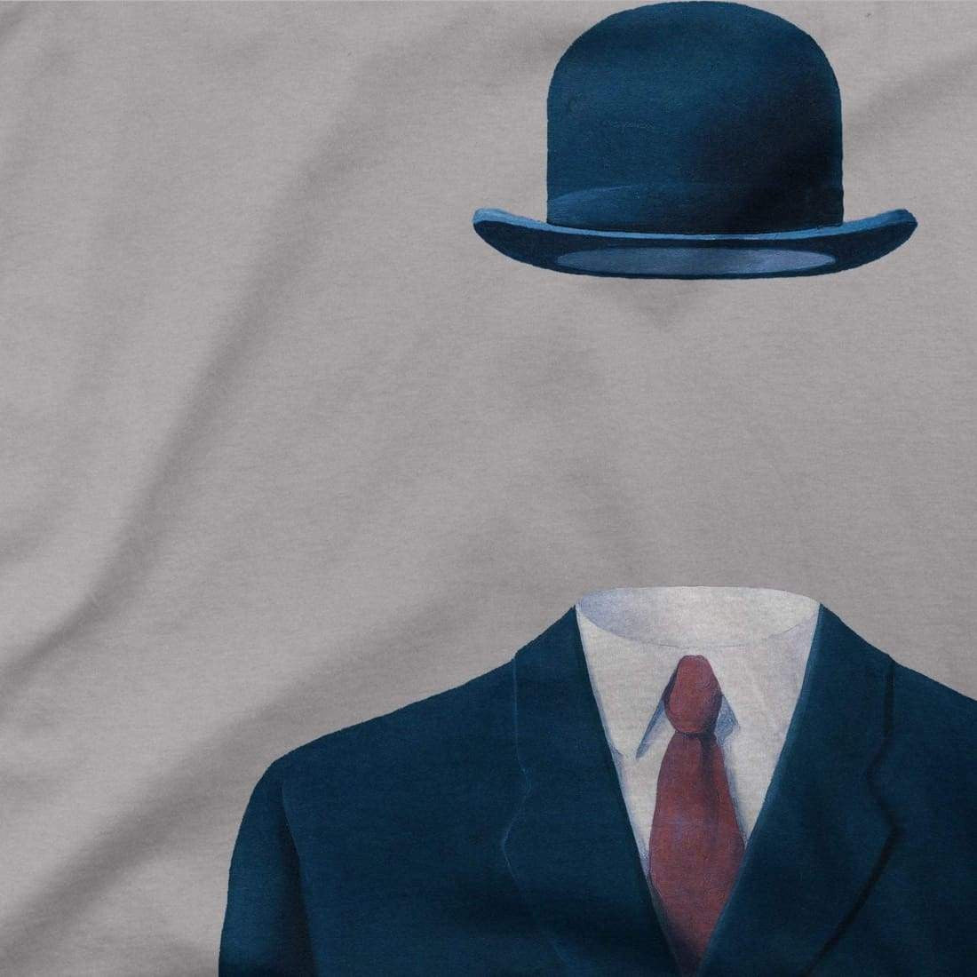 Rene Magritte Man in a Bowler Hat, 1964 Artwork T-Shirt by Art-O-Rama Shop