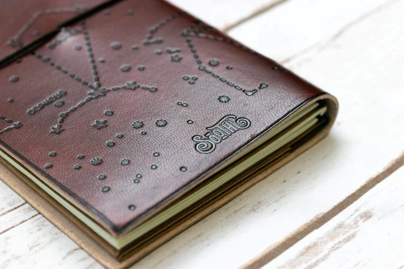 The Future Belongs Eleanor Roosevelt Quote Leather Journal - 8x6 Size by Soothi