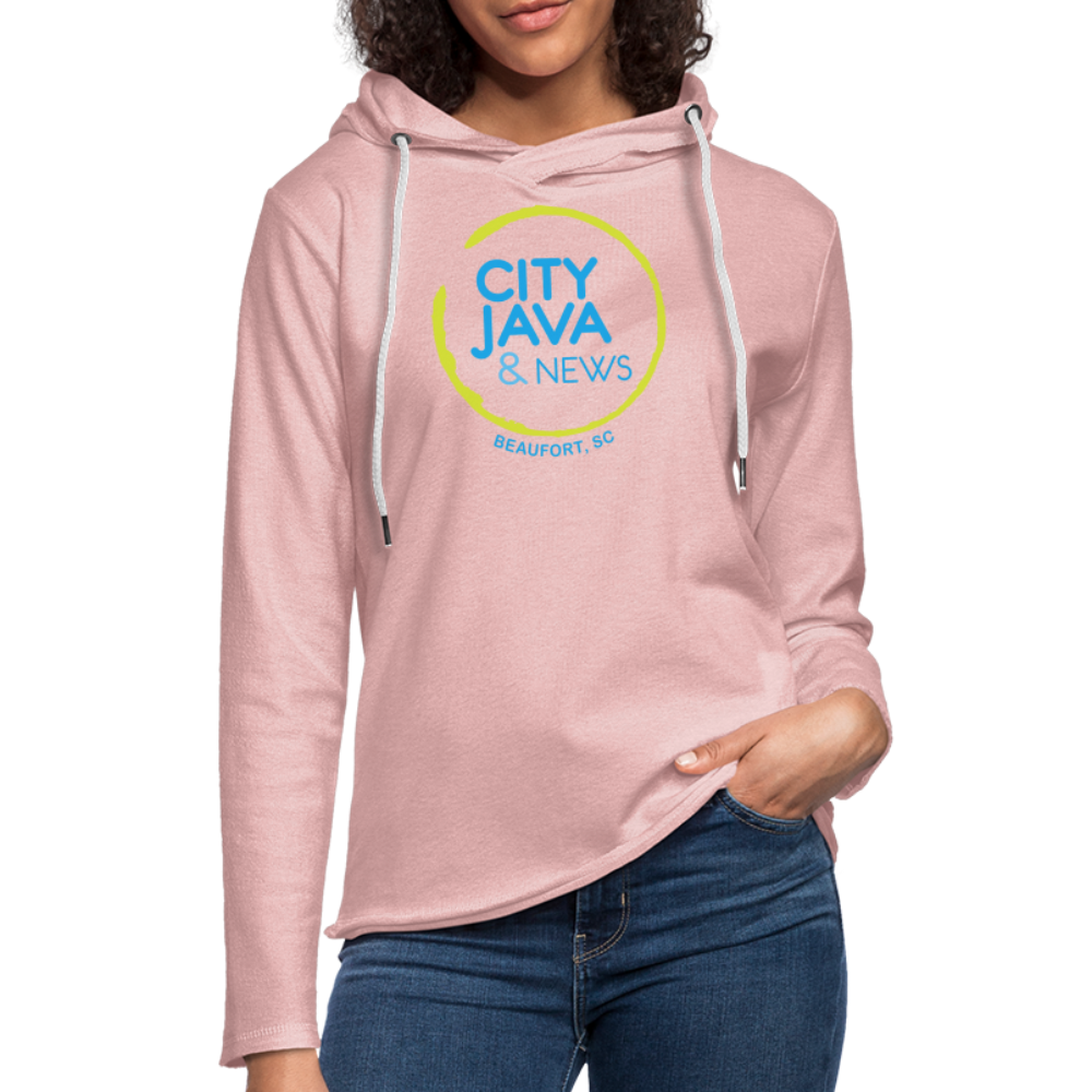 City Java Lightweight Hoodie - cream heather pink
