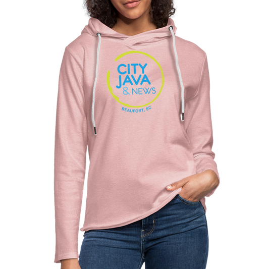 City Java Lightweight Hoodie - cream heather pink