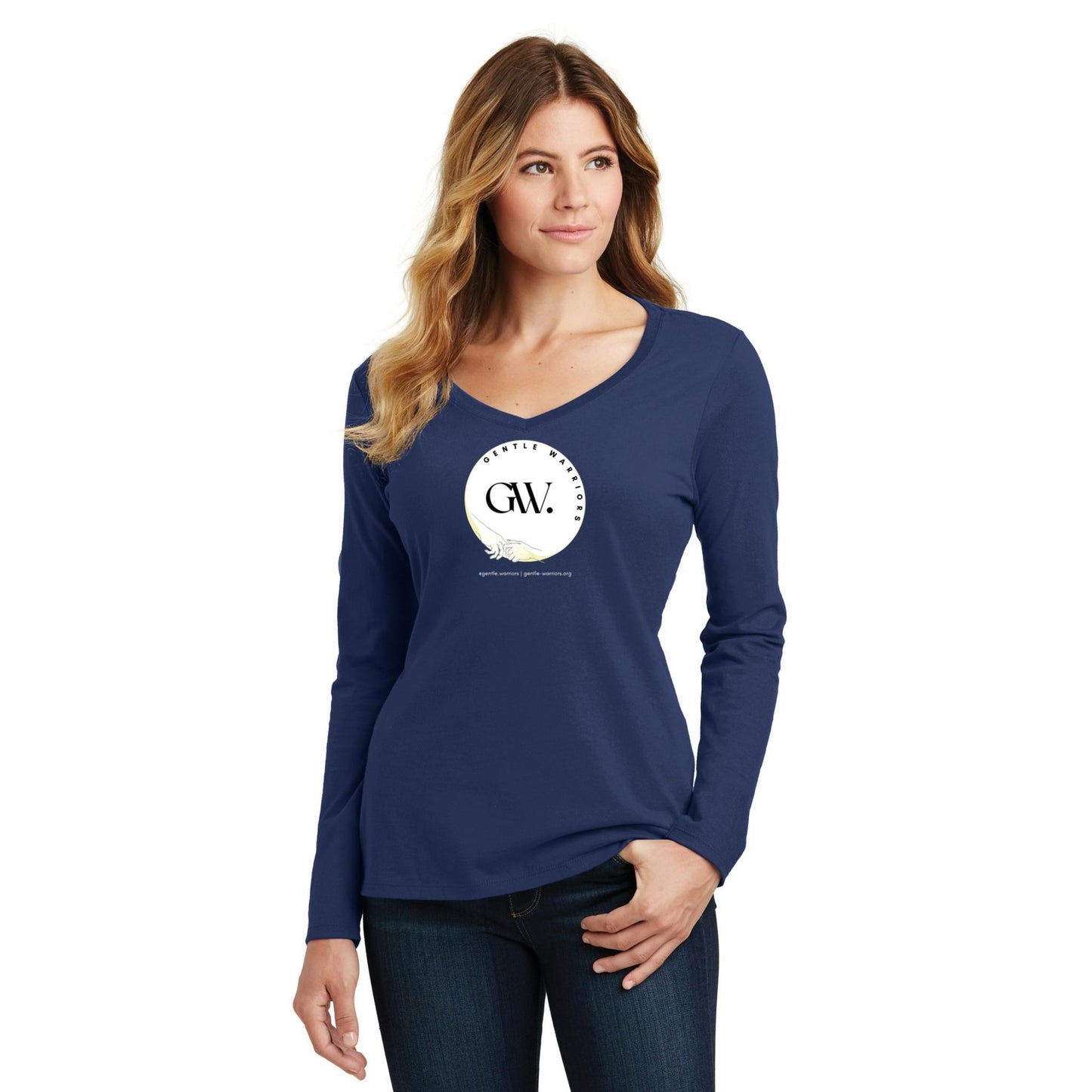 Women's Long Sleeve V-Neck Tee