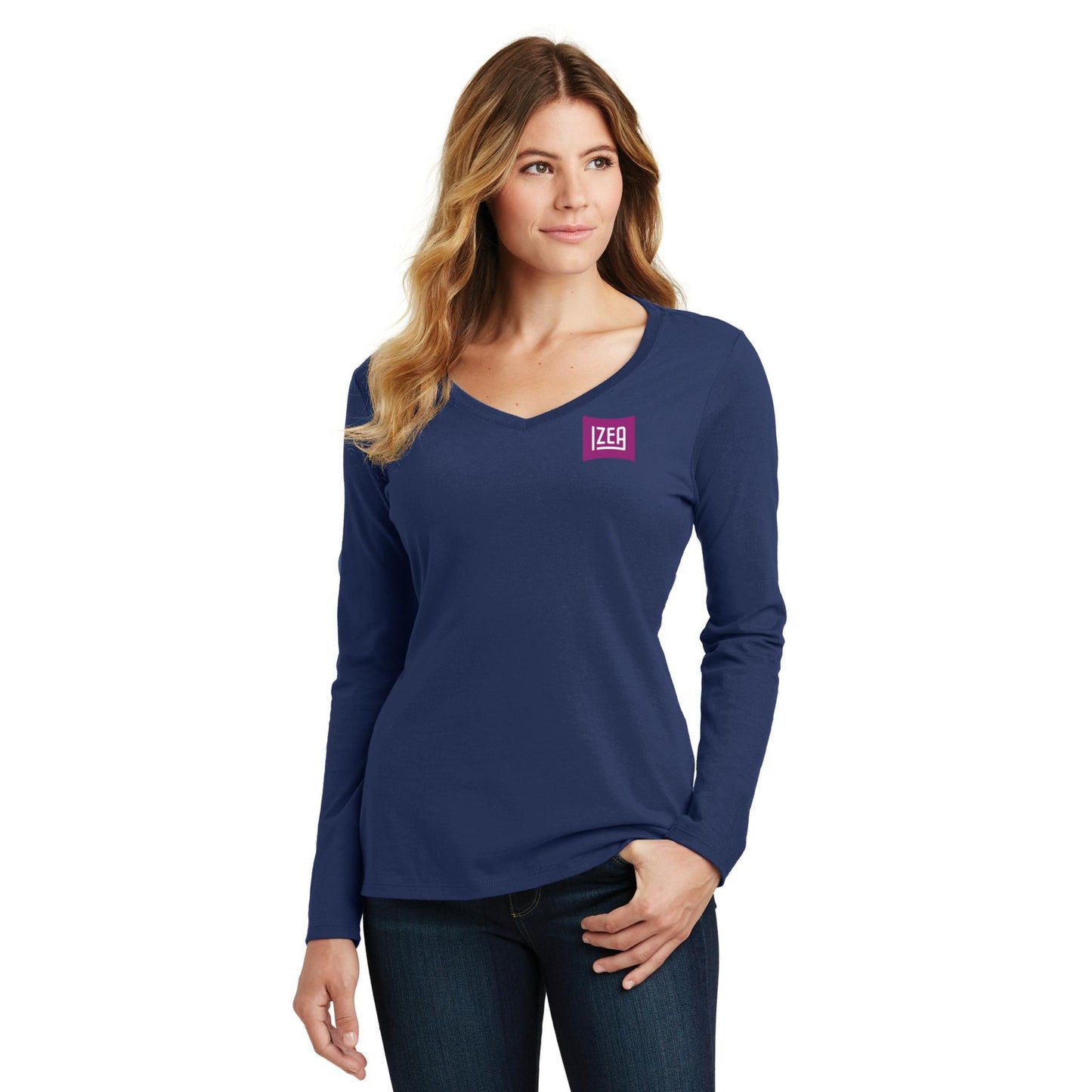 Women's Long Sleeve V-Neck Tee