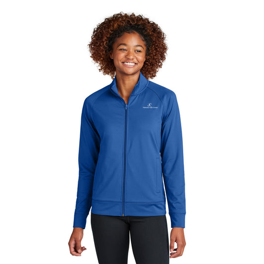 Sport-Tek® Women's Sport-Wick® Stretch Full-Zip Cadet Jacket