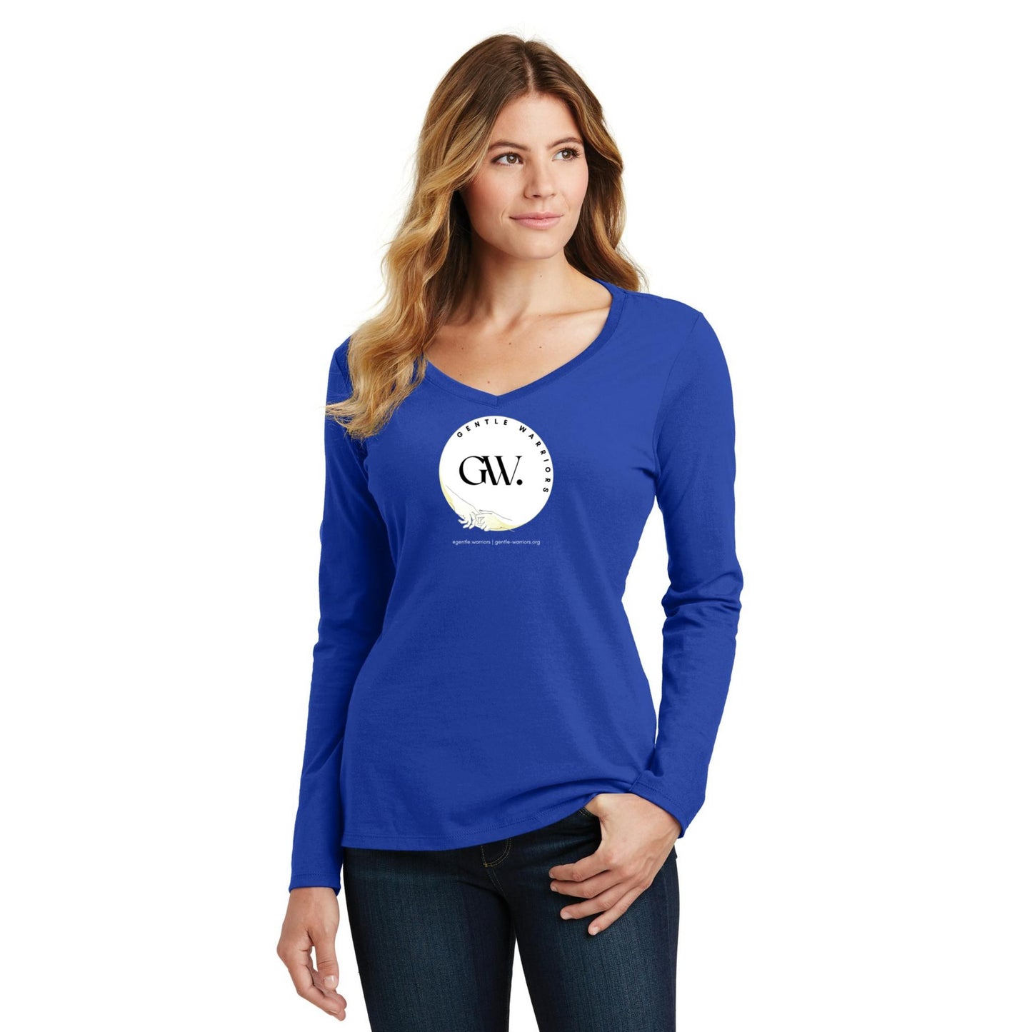 Women's Long Sleeve V-Neck Tee