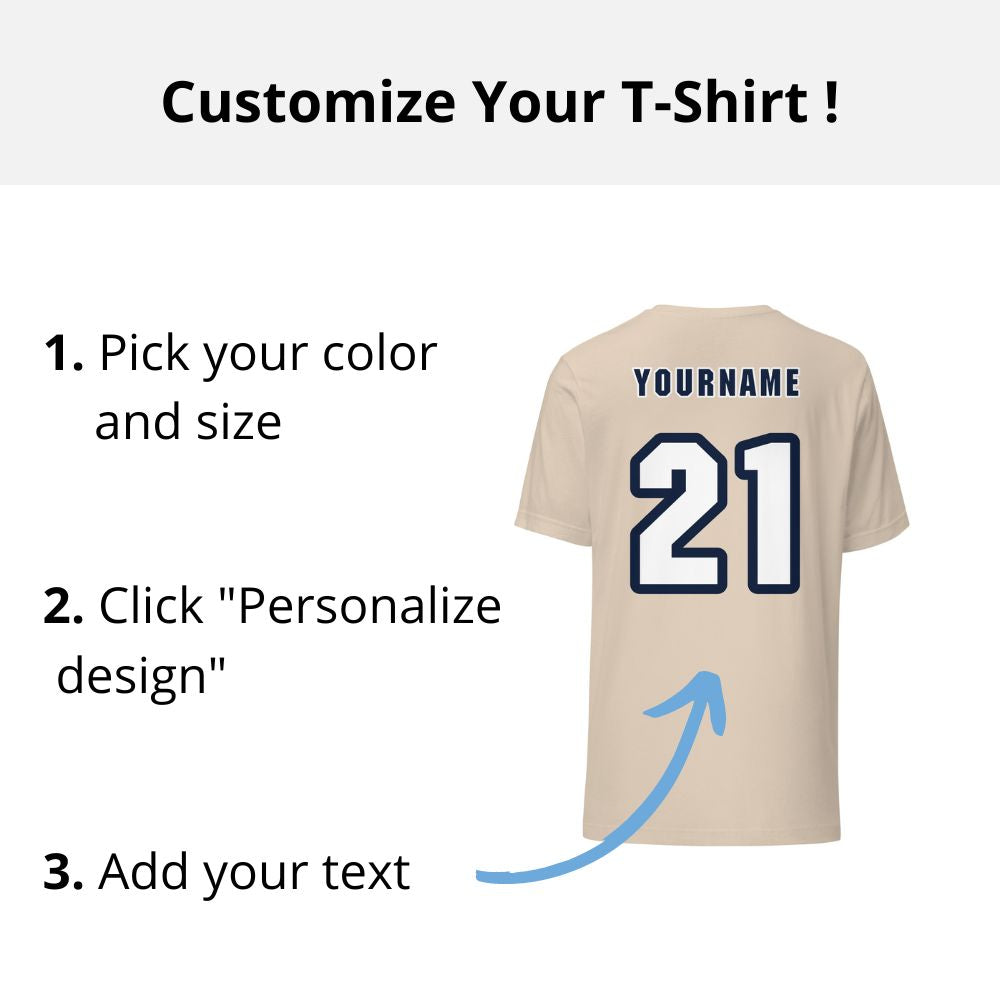 Football 2023 Customizable T-Shirt
