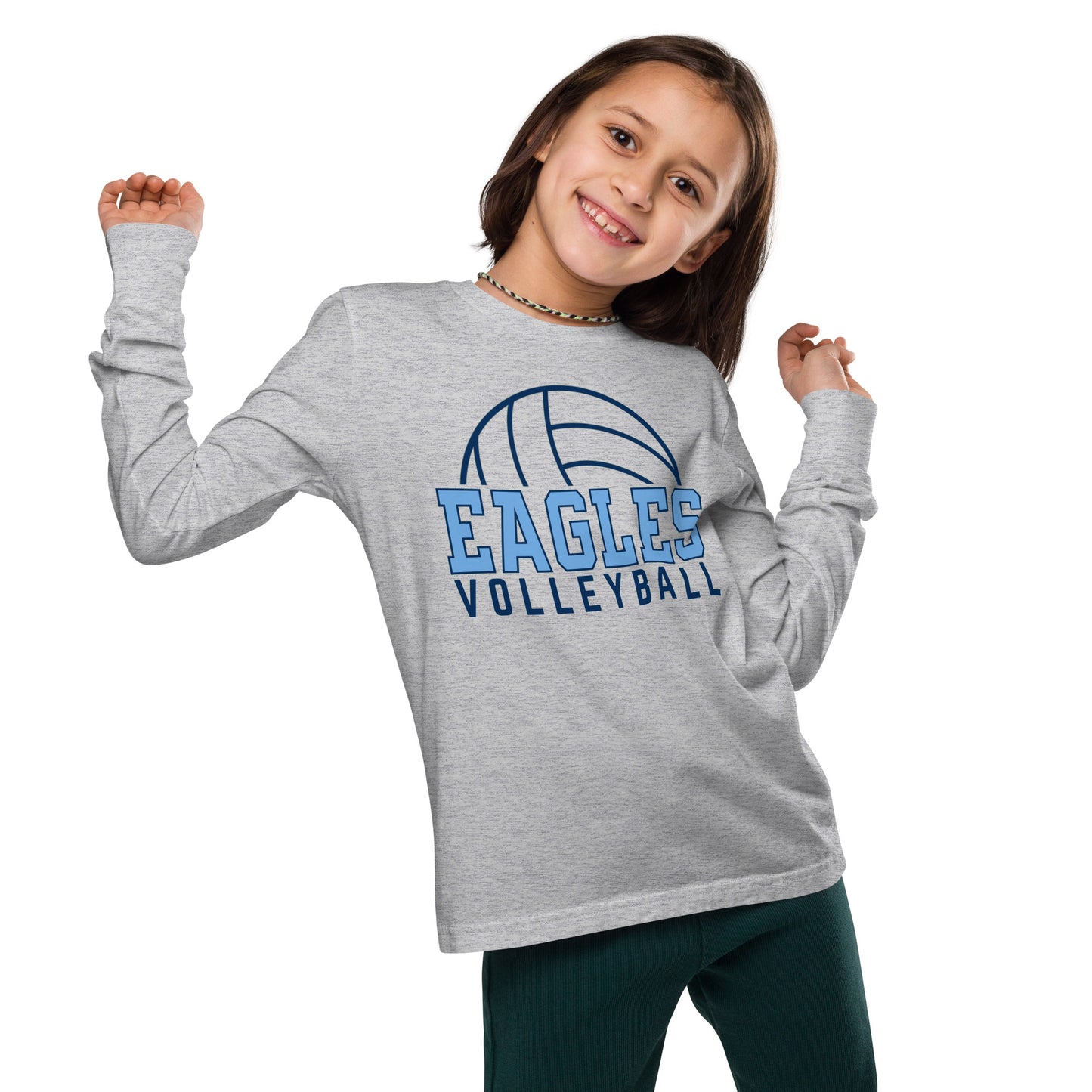 Volleyball Youth Long Sleeve T-Shirt