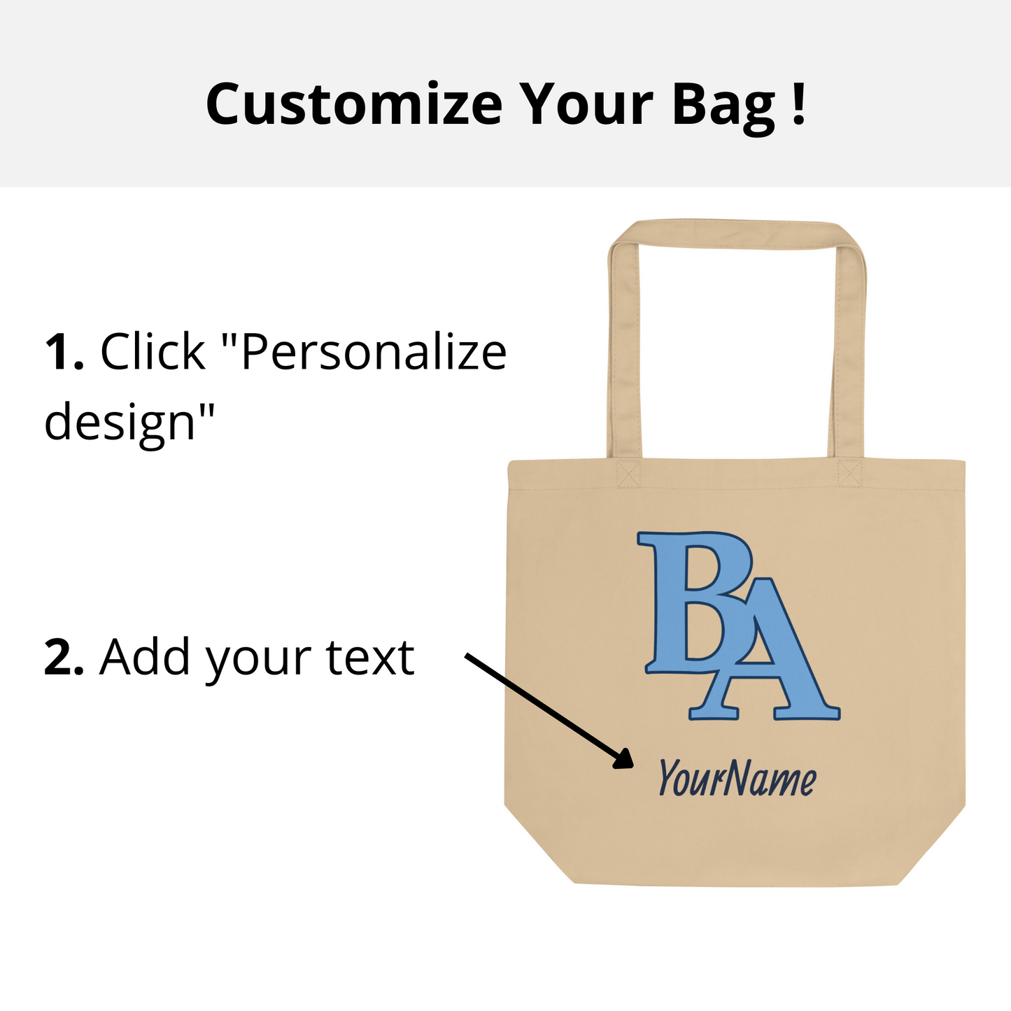Customizable Eco Tote Bag