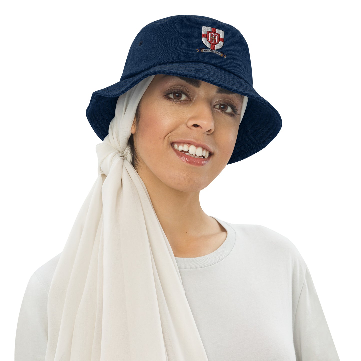 Holy Trinity Logo Denim bucket Woman's hat