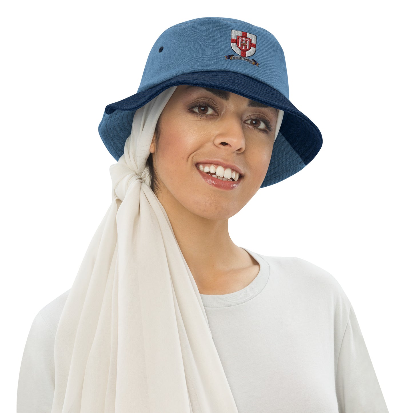 Holy Trinity Logo Denim bucket Woman's hat