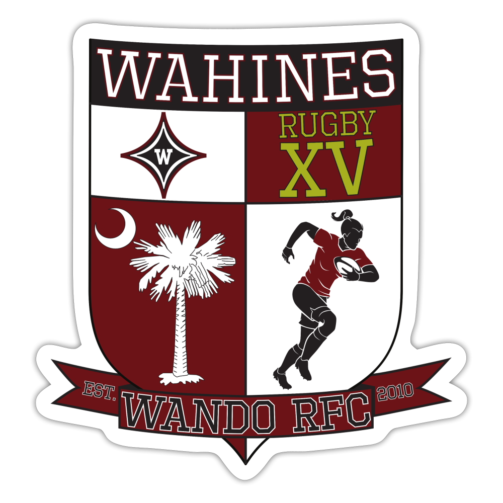 Wahines Sticker - white matte