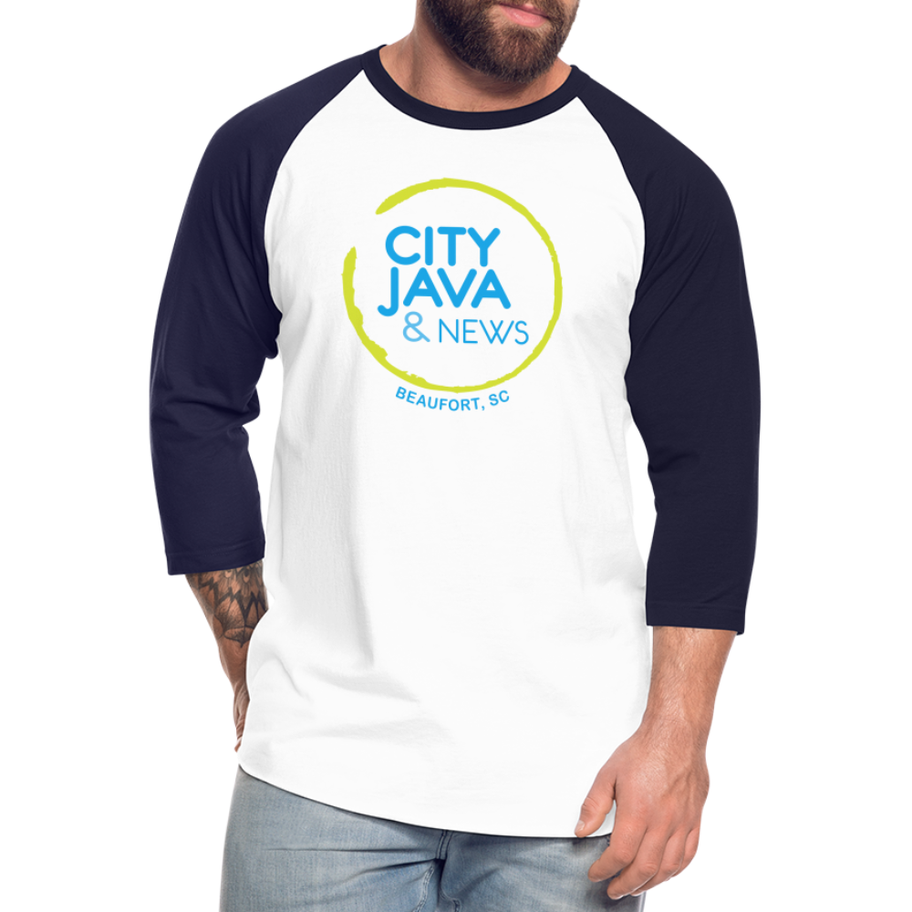 City Java Baseball T-Shirt - white/navy