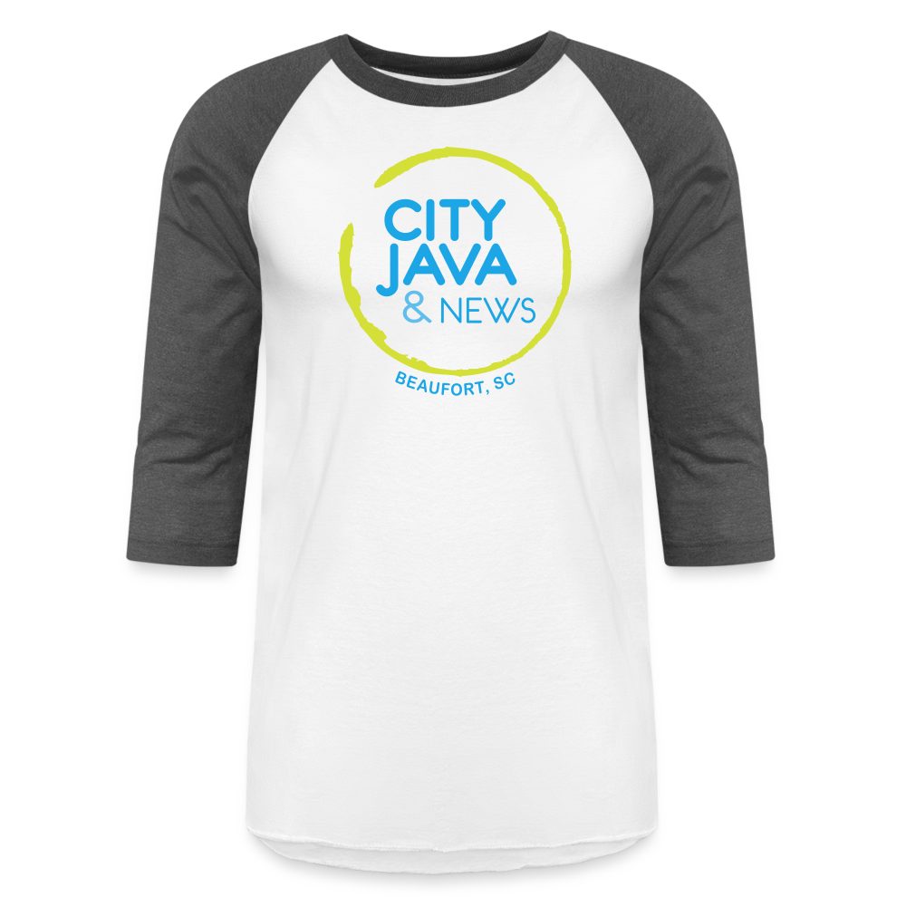 City Java Baseball T-Shirt - white/charcoal